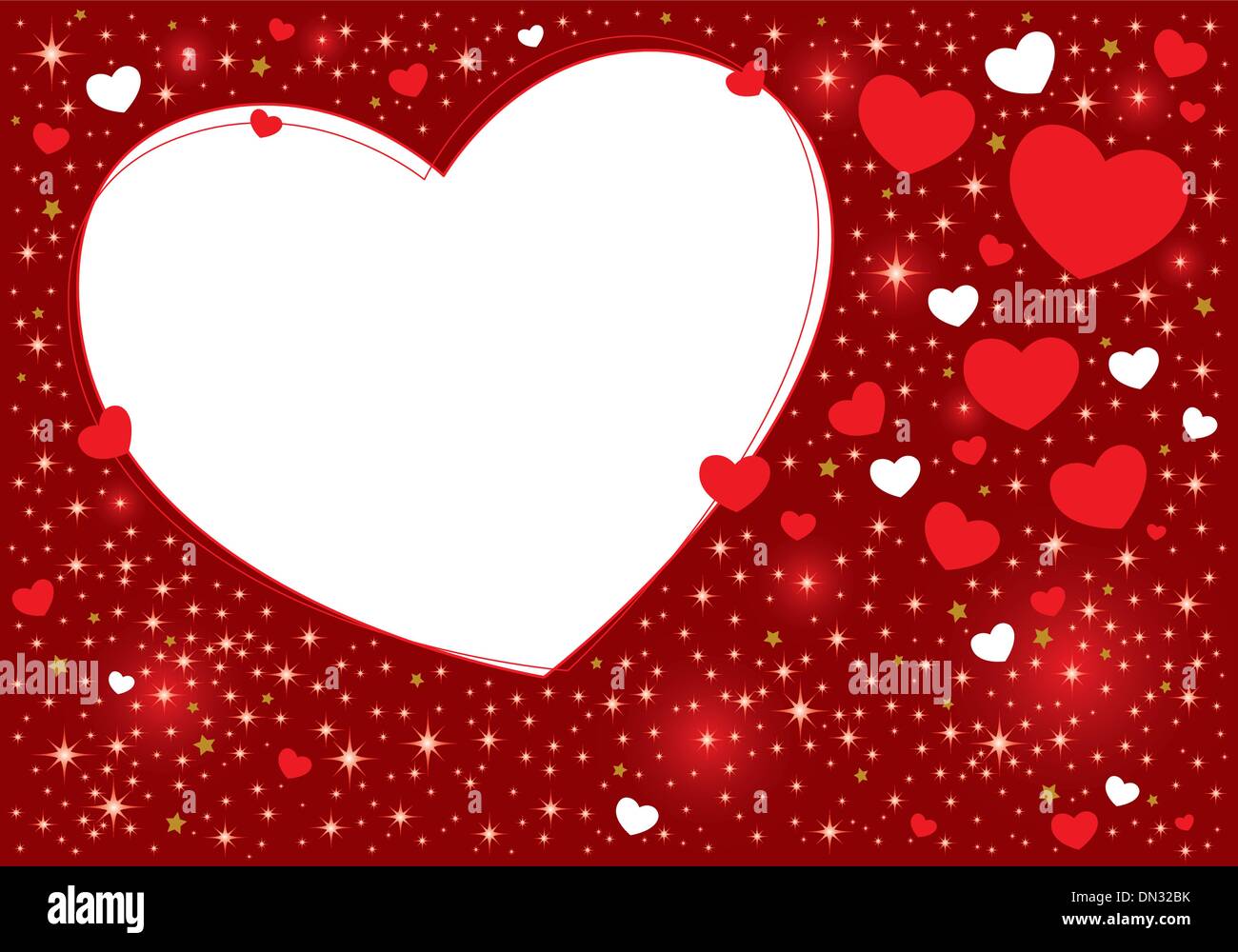 Cuore di background design Illustrazione Vettoriale