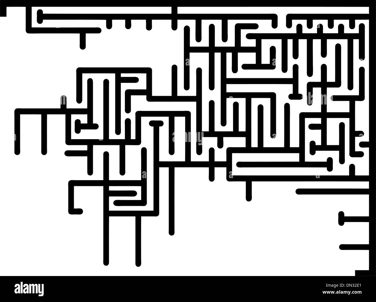 Labirinto Illustrazione Vettoriale
