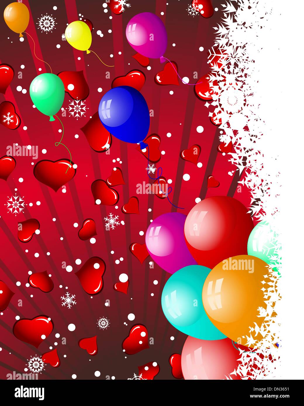 Carta di San Valentino Illustrazione Vettoriale