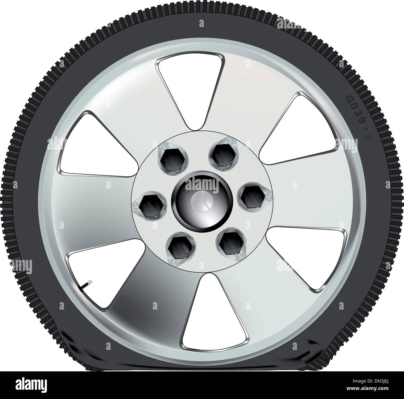 Blow Out Illustrazione Vettoriale