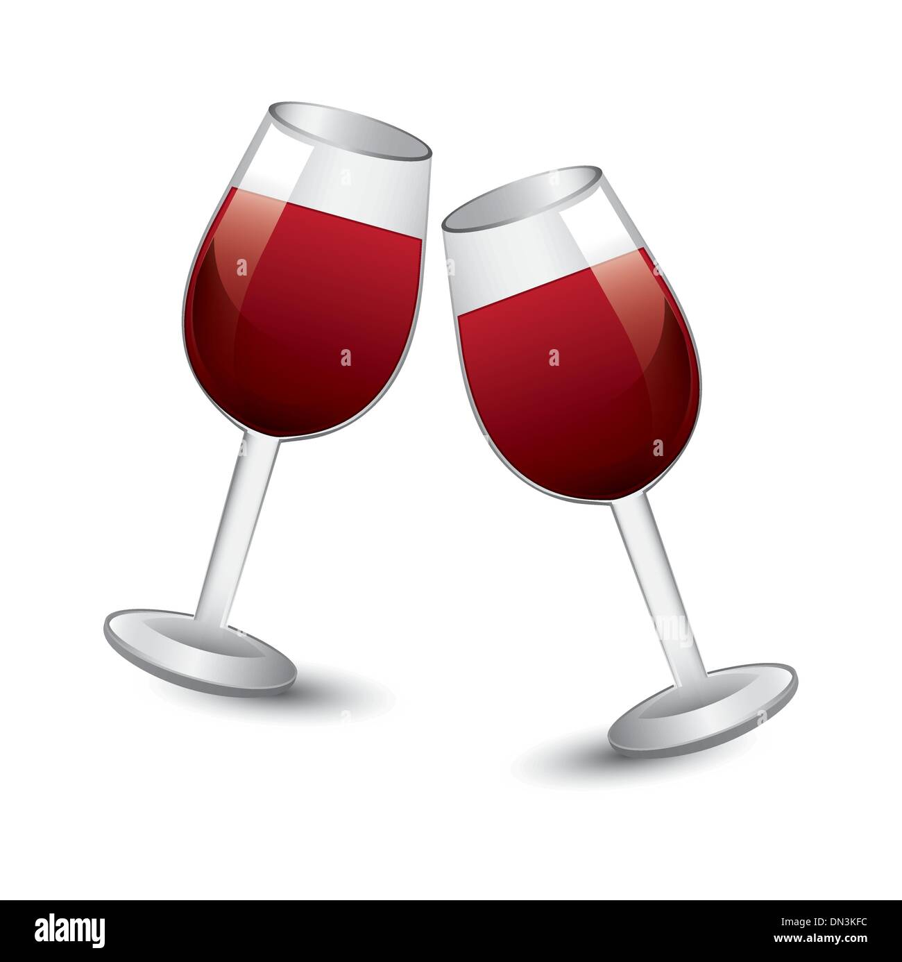 tazza del vino Illustrazione Vettoriale