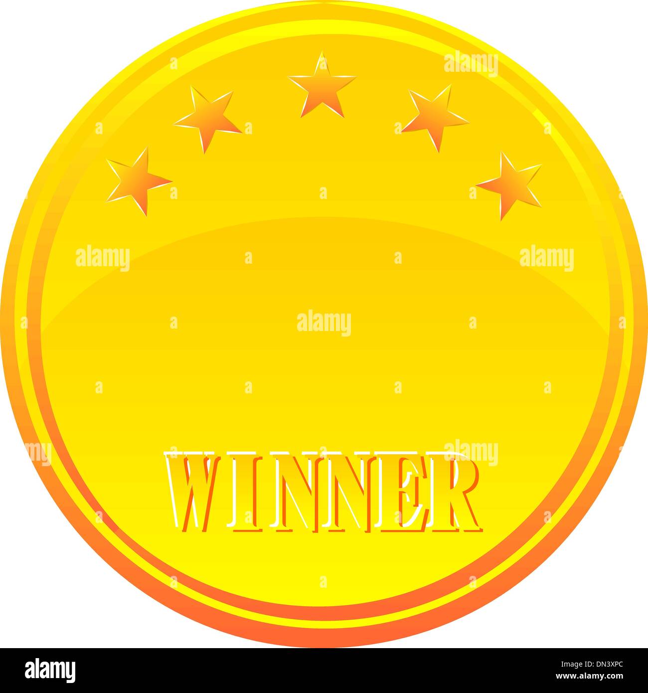 Medaglia d'oro Illustrazione Vettoriale