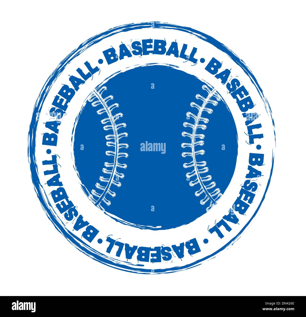 sigillo di baseball Illustrazione Vettoriale