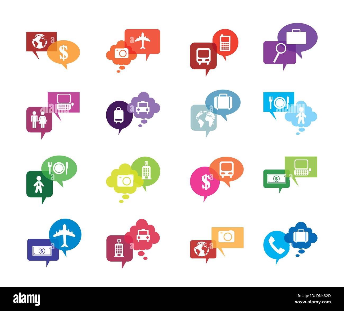 Icone di corsa Illustrazione Vettoriale