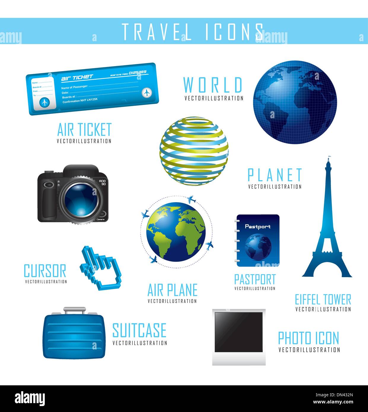 Icone di corsa Illustrazione Vettoriale