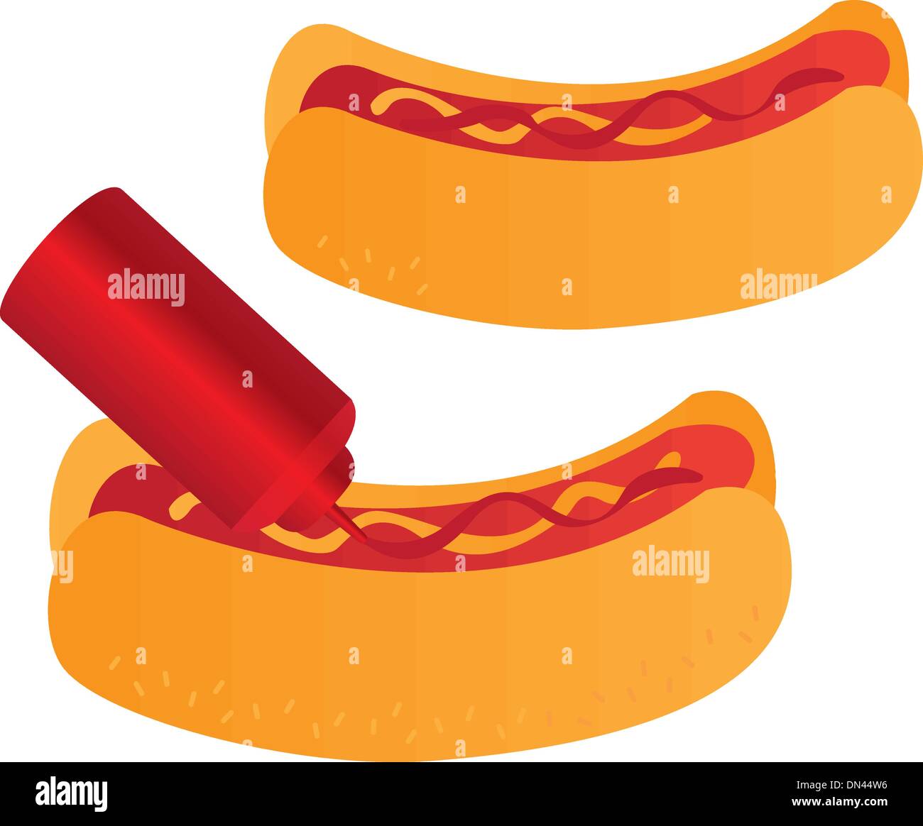 segno del hot dog Illustrazione Vettoriale