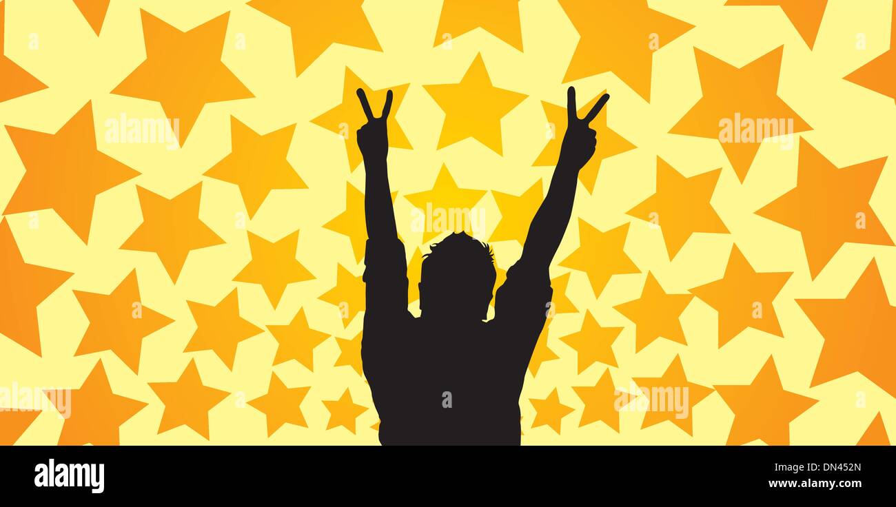 uomini della siluetta Illustrazione Vettoriale