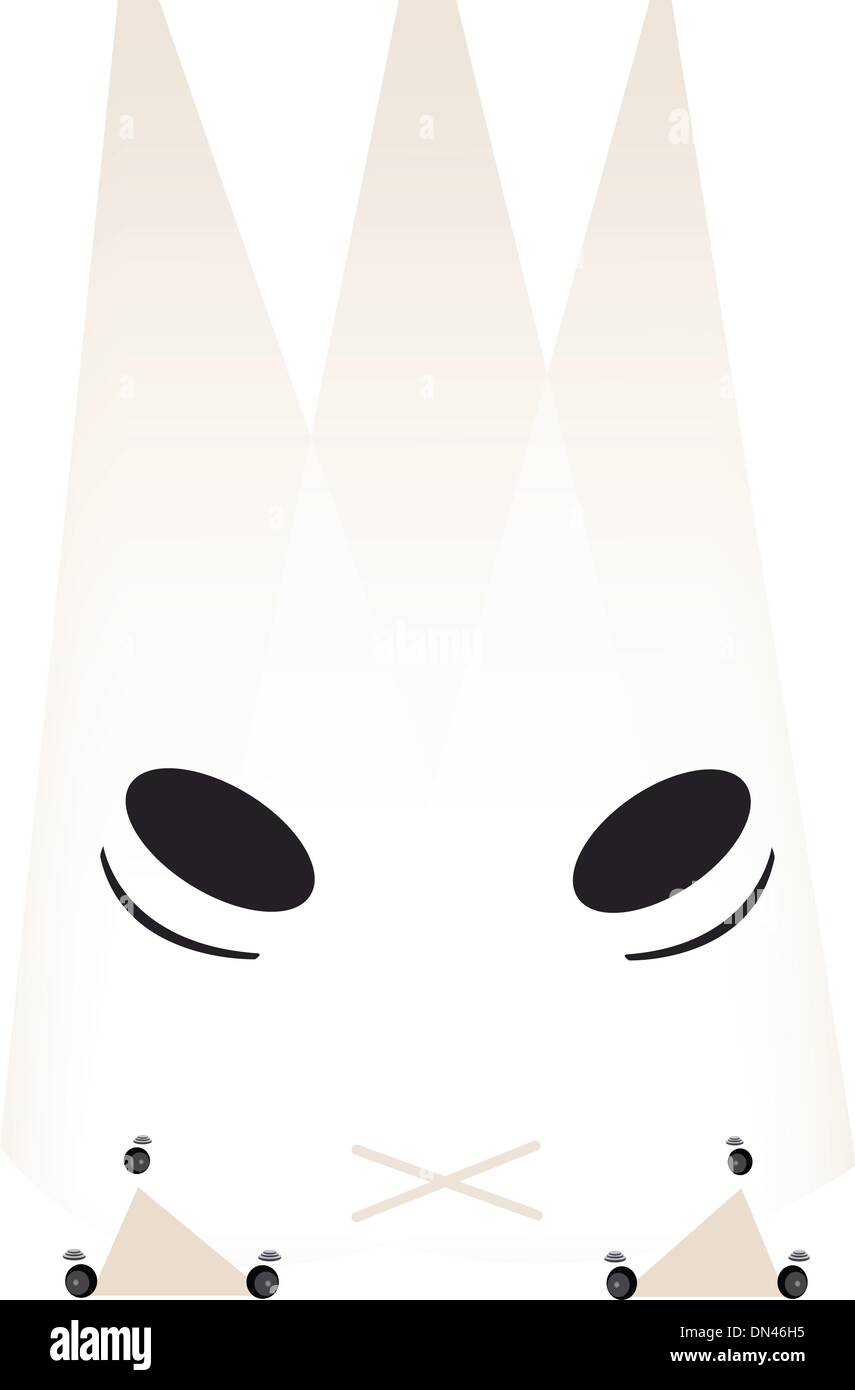 Due belle tamburo rullante marrone su sfondo dello stadio Illustrazione Vettoriale