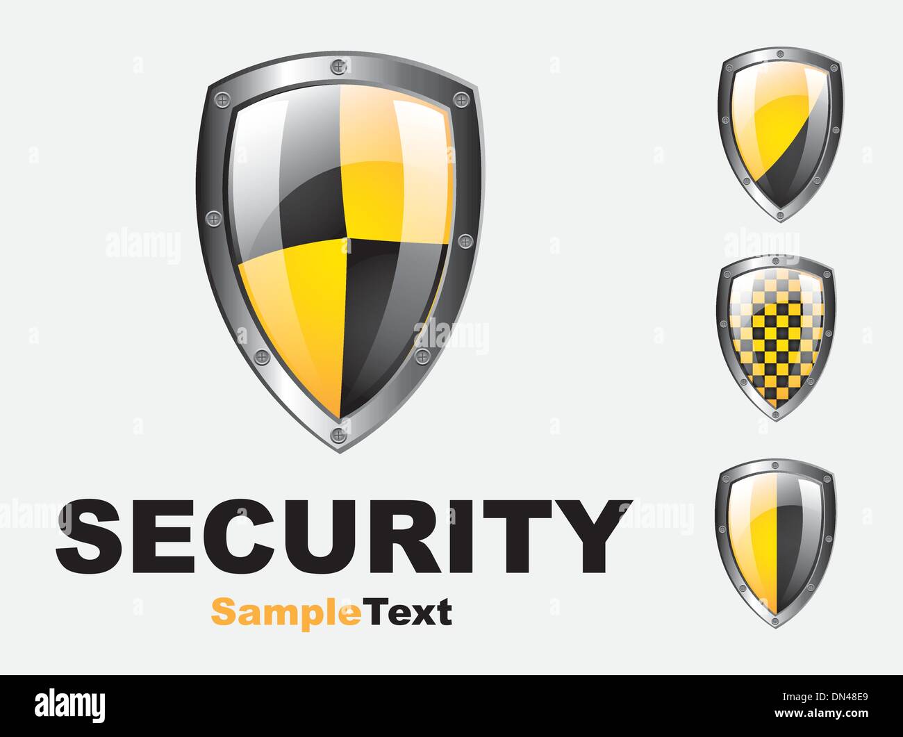 simbolo di sicurezza Illustrazione Vettoriale