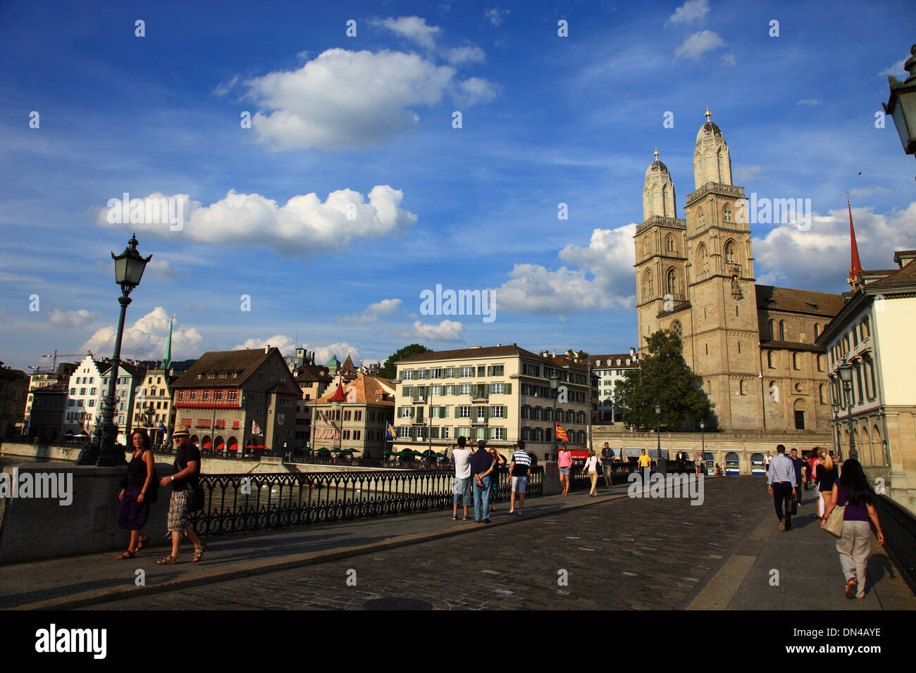 Svizzera, Zurigo, Cattedrale Foto Stock