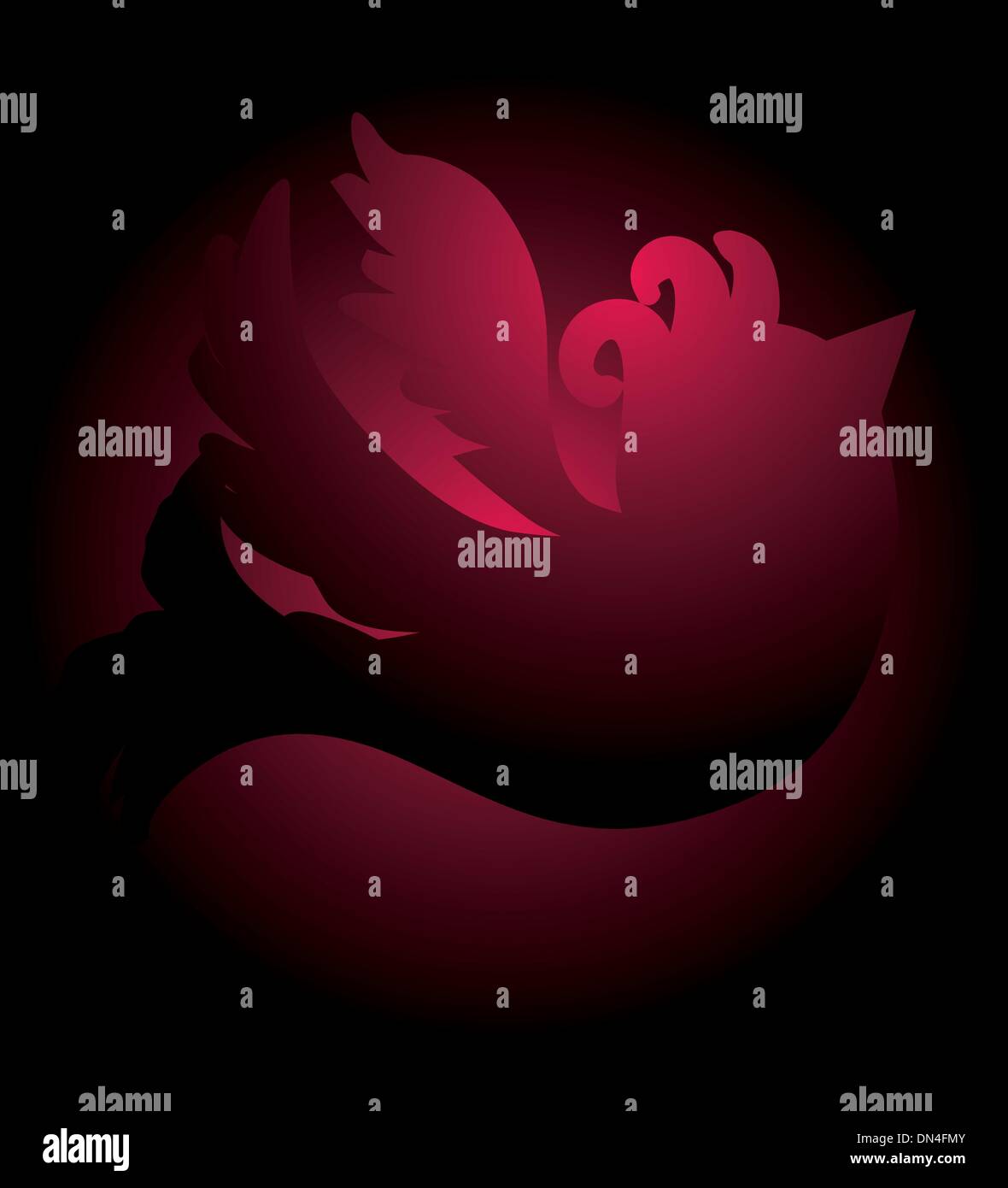 Tatuaggi tribal uccelli arte vettoriale Illustrazione Vettoriale