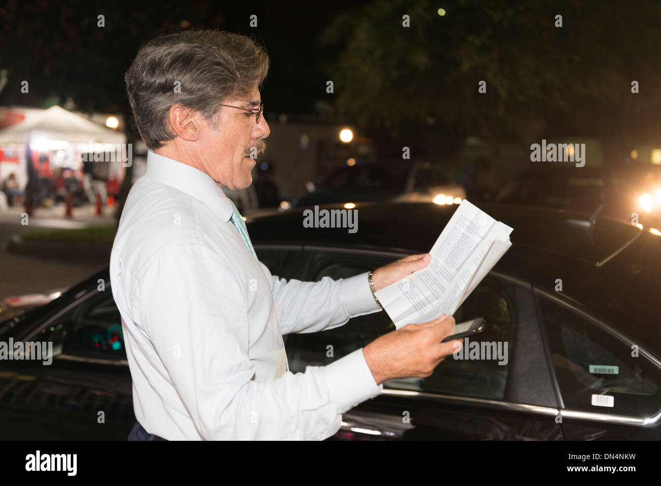 Fox News reporter repubblicano Geraldo Rivera Foto Stock