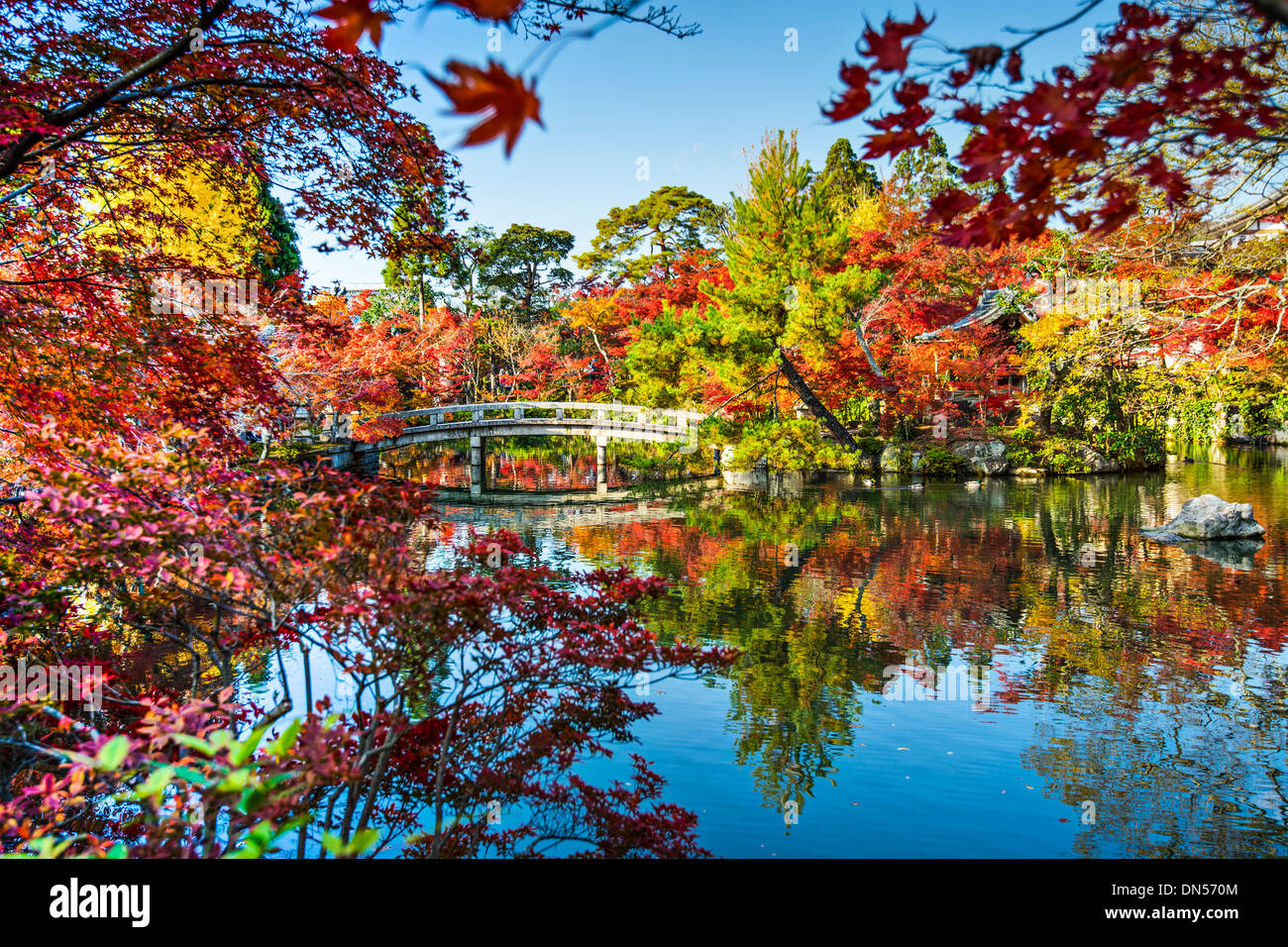Eikando Giardini a Kyoto, Giappone Foto Stock