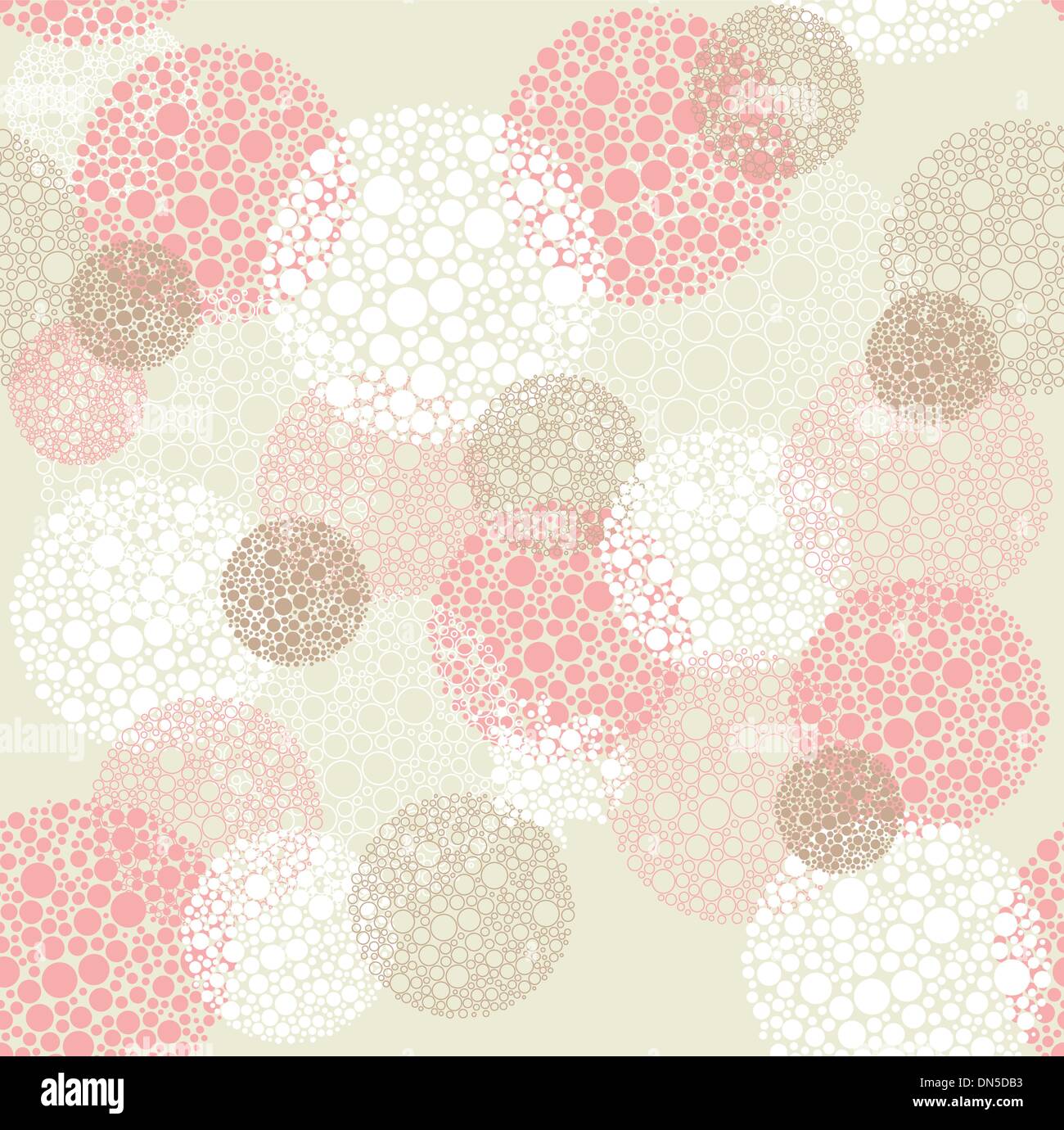 Abstract seamless polka dot pattern cerchi Illustrazione Vettoriale