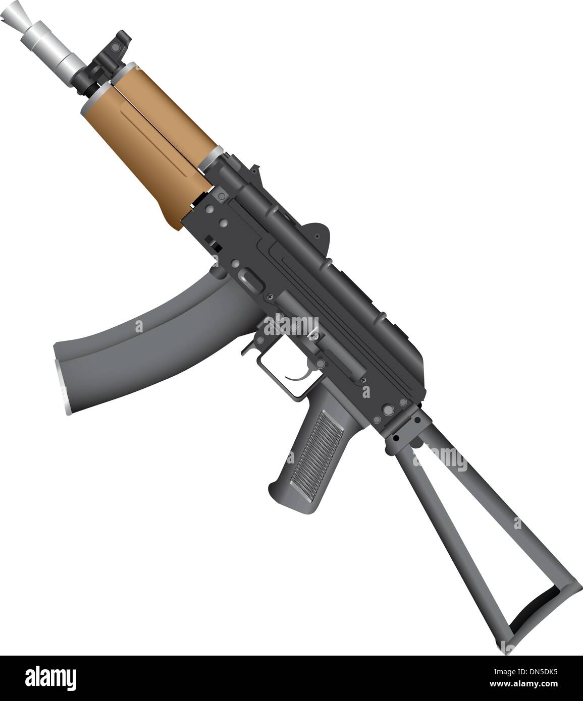 Avtomat Kalashnikova Illustrazione Vettoriale