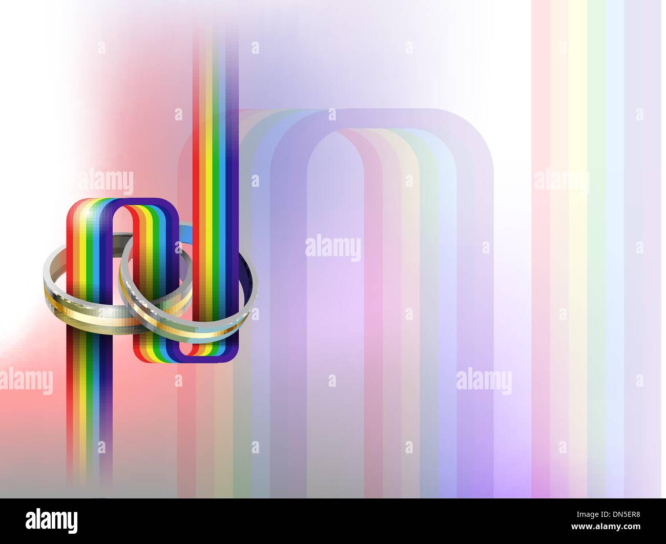 matrimonio gay Illustrazione Vettoriale