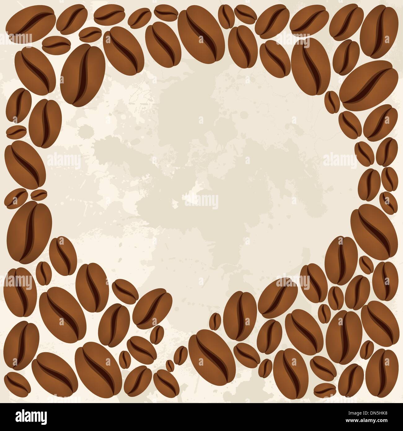 I chicchi di caffè bolla concetto di chat Illustrazione Vettoriale