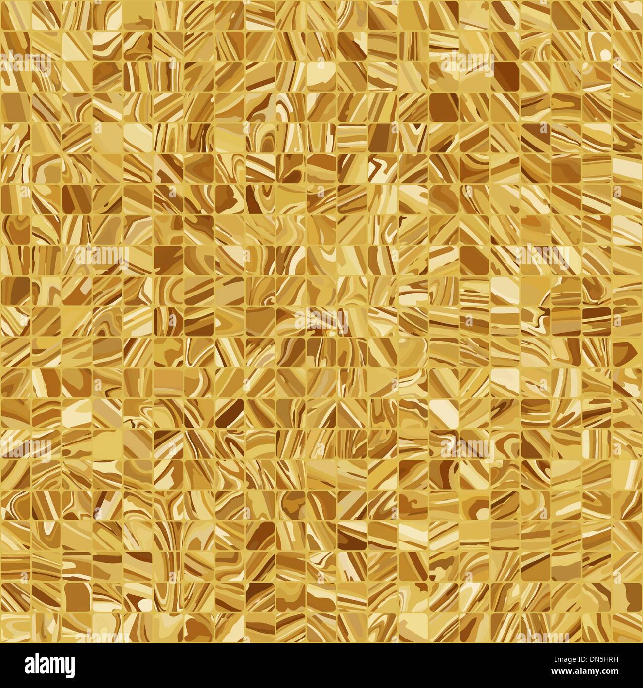 Mosaico in oro sullo sfondo. EPS 10 Illustrazione Vettoriale