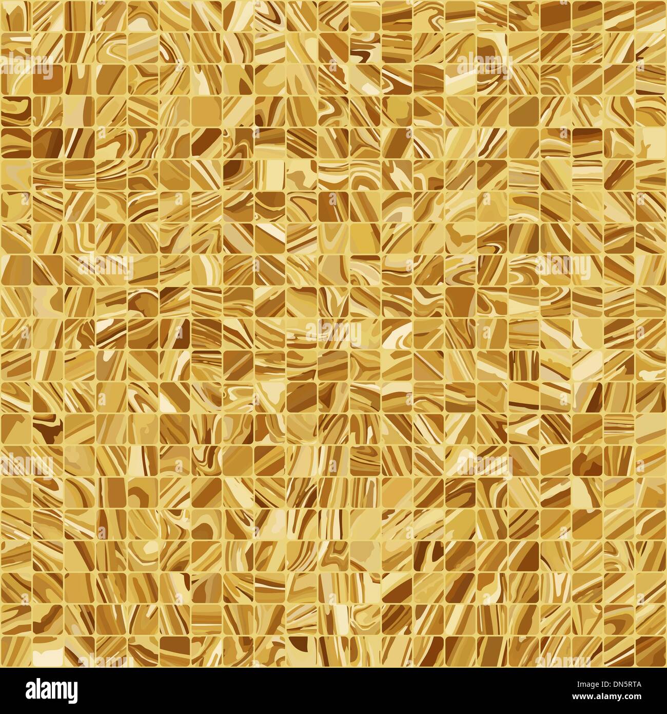 Mosaico in oro sullo sfondo. EPS 8 Illustrazione Vettoriale