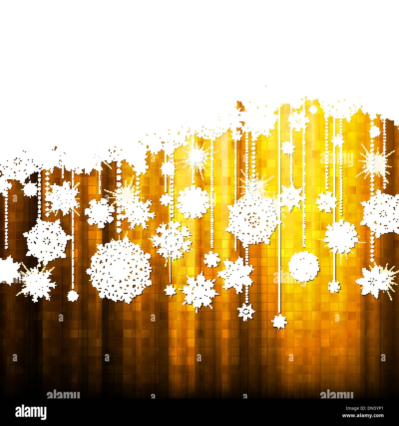 Sfondo di Natale con i fiocchi di neve. EPS10 Illustrazione Vettoriale