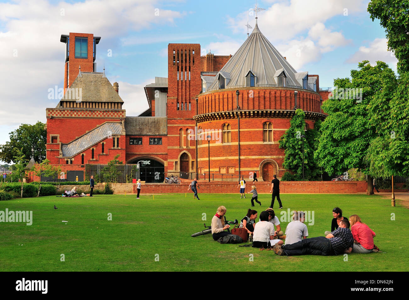 Il Royal Shakespeare Theatre, un teatro nazionale della Royal Shakespeare Company, Stratford-upon-Avon, Warwickshire, Inghilterra Foto Stock