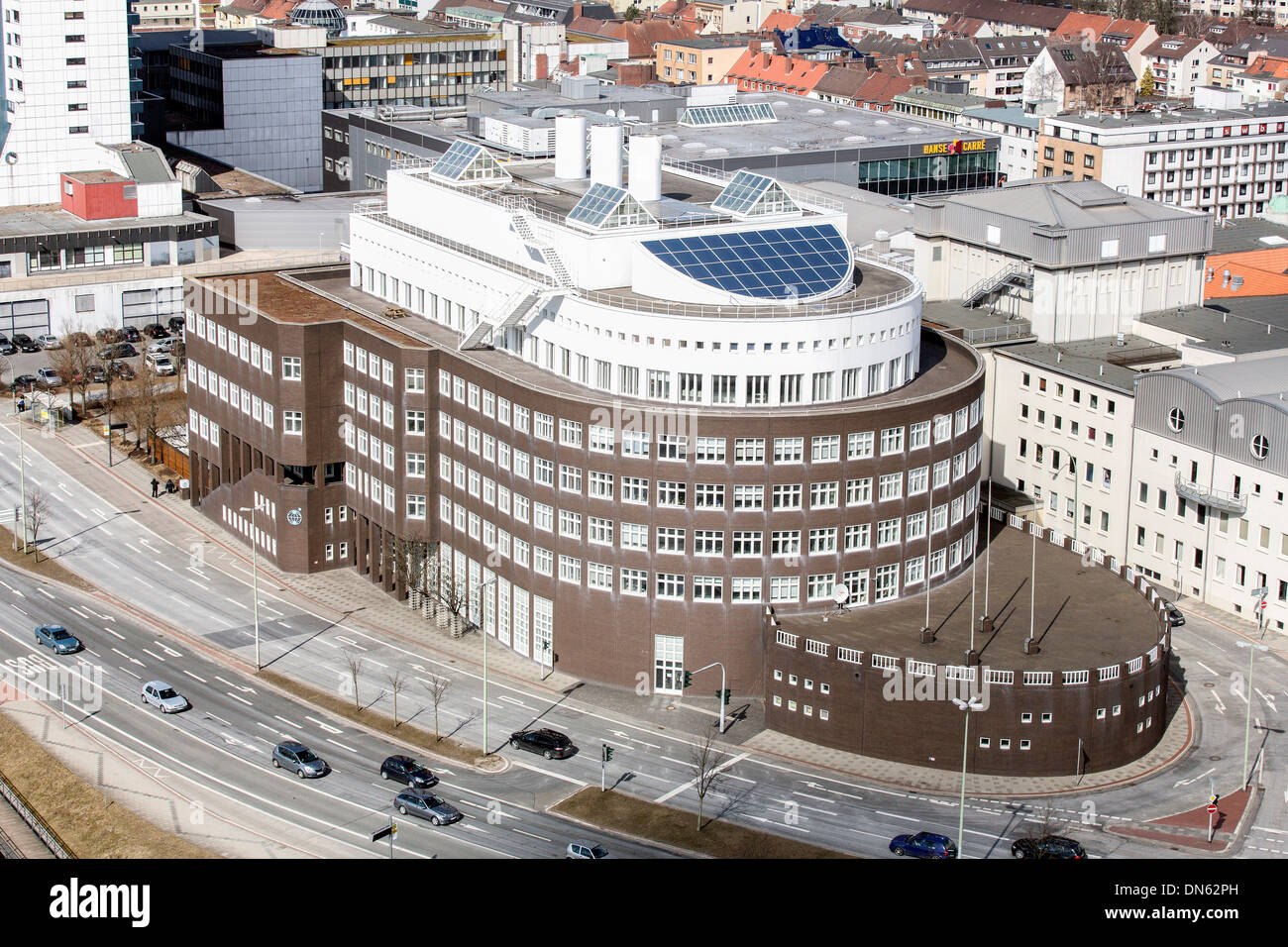 Alfred Wegener Institute for Polar e la ricerca marina, ex edificio principale, Bremerhaven, Brema, Germania Foto Stock