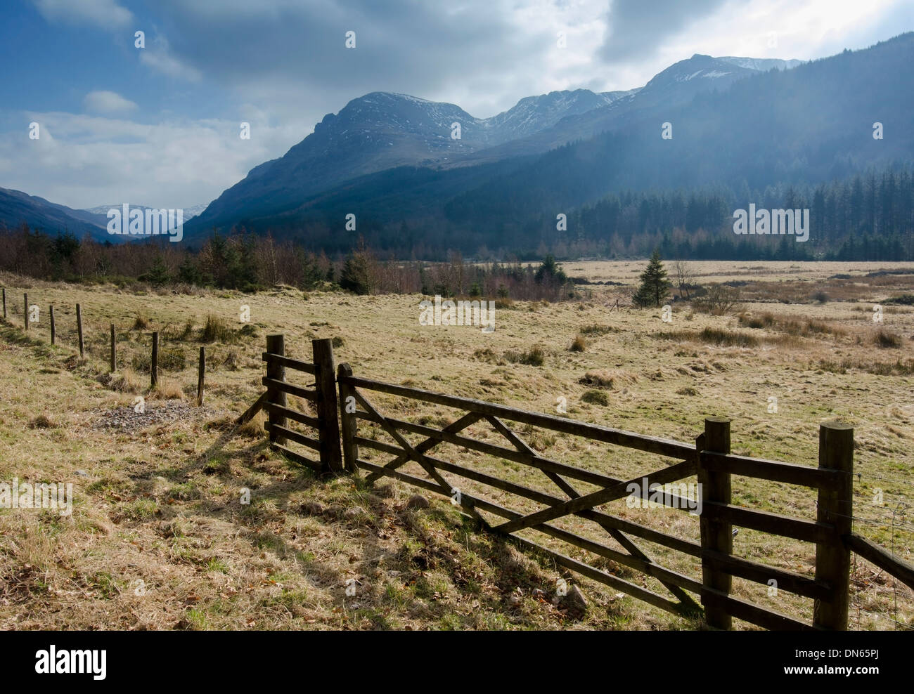 Ennerdale valley,sul percorso a Red Pike, Cumbria, Regno Unito Foto Stock