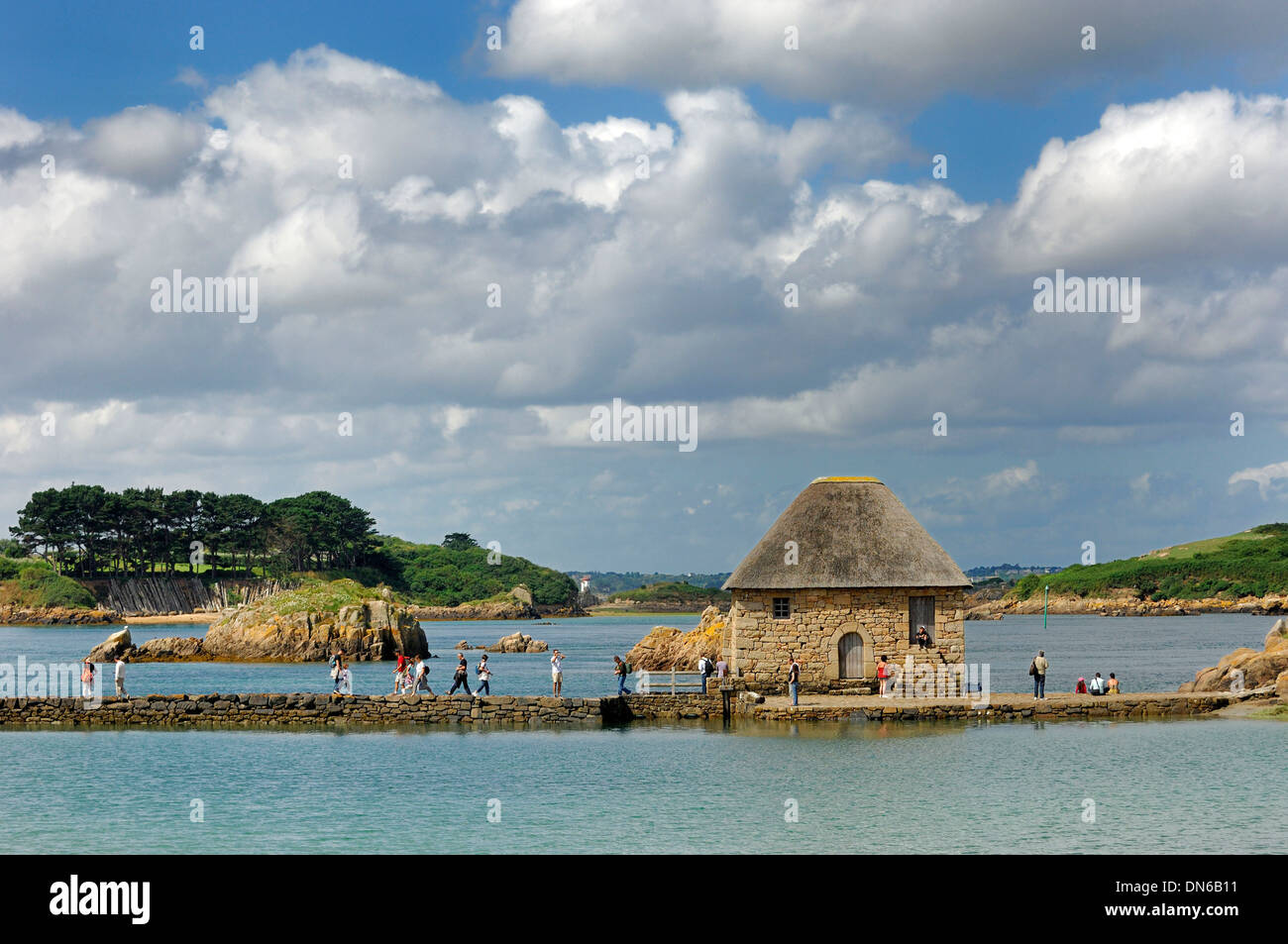 Ile-de-Bréhat (Brehat Island) Nelle Côtes-d'Armor dipartimento, Brittany Foto Stock