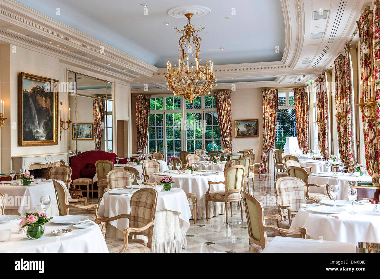 Hotel 'Le Bristol' di Parigi Foto Stock