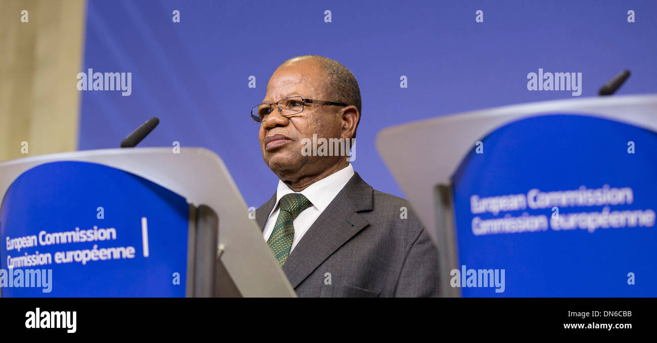 Bruxelles: Diango Sissoko nella sede della Commissione europea su 2013/02/18 Foto Stock