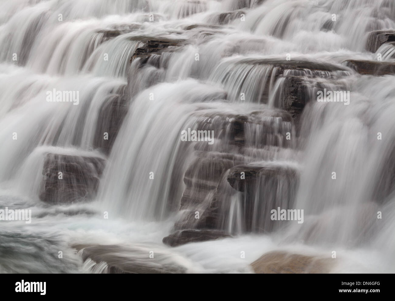 McDonald cade nel Glacier National Park Foto Stock