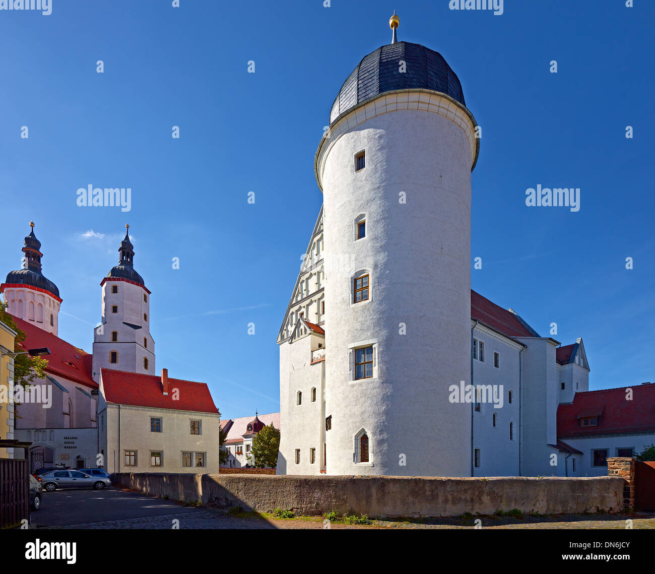 La Cattedrale di Santa Maria e Castello di Wurzen, Bassa Sassonia, Germania Foto Stock