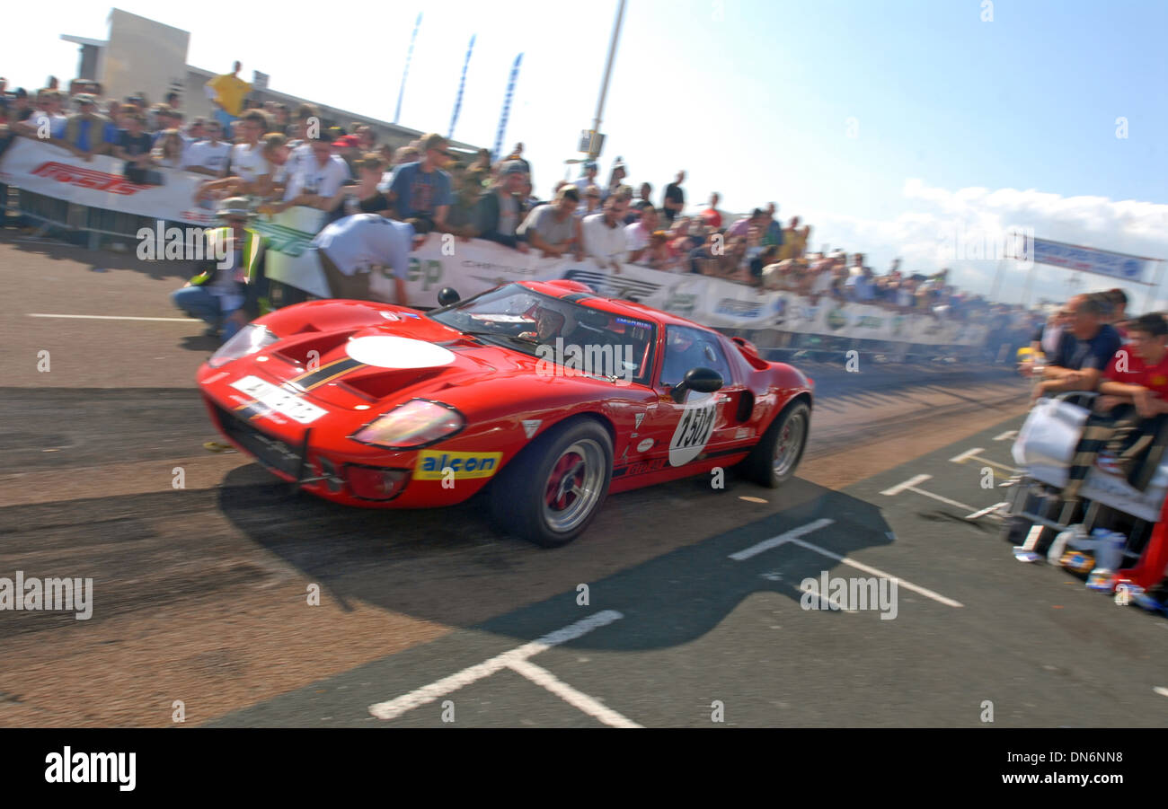 Brighton speed trials. La verifica annuale di controllo e velocità avviene su comando di Madeira. Foto Stock