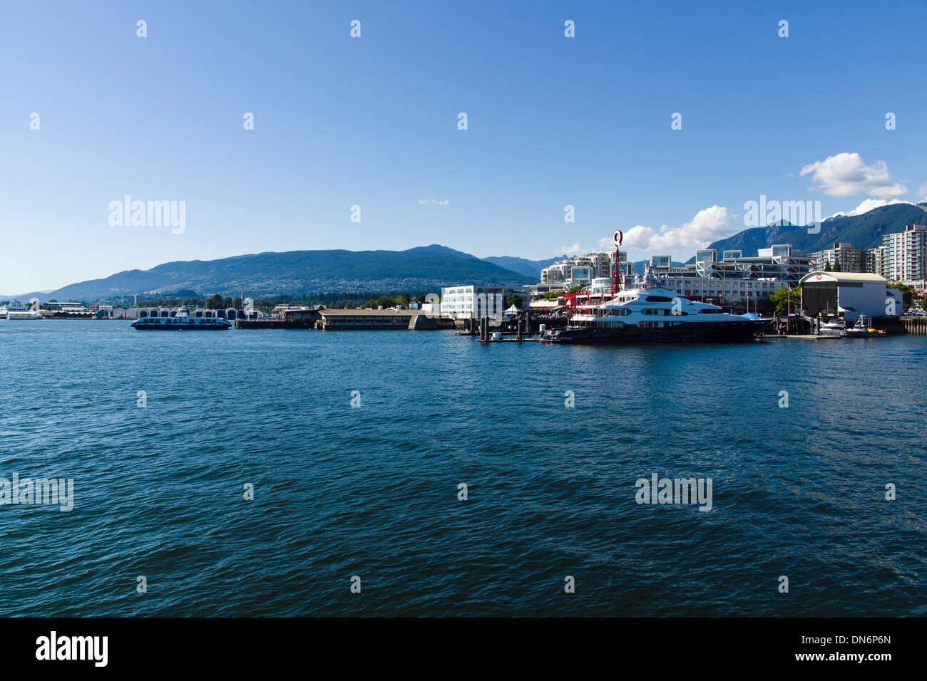 Vancouver North Shore, Lonsdale Quay, North Vancouver, British Columbia, Canada. Foto Stock