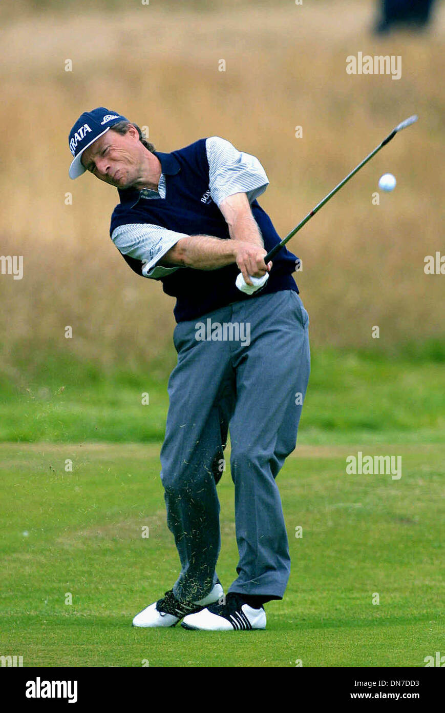 BERNHARD LANGER.Germania.21/07/2001.DI46. Foto Stock