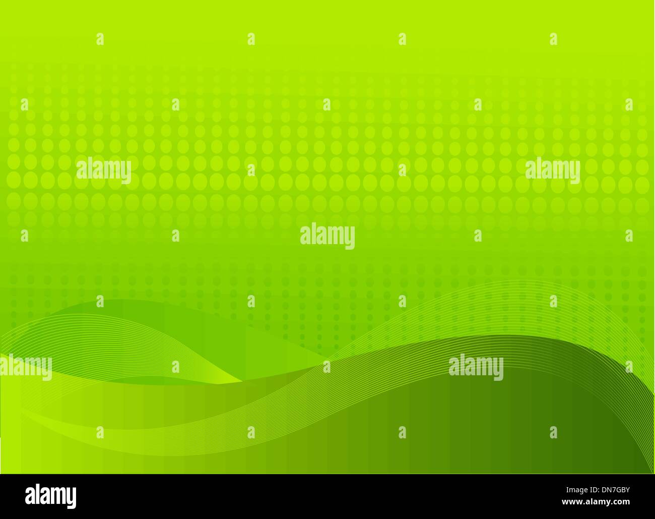Apple astratta sfondo verde Illustrazione Vettoriale