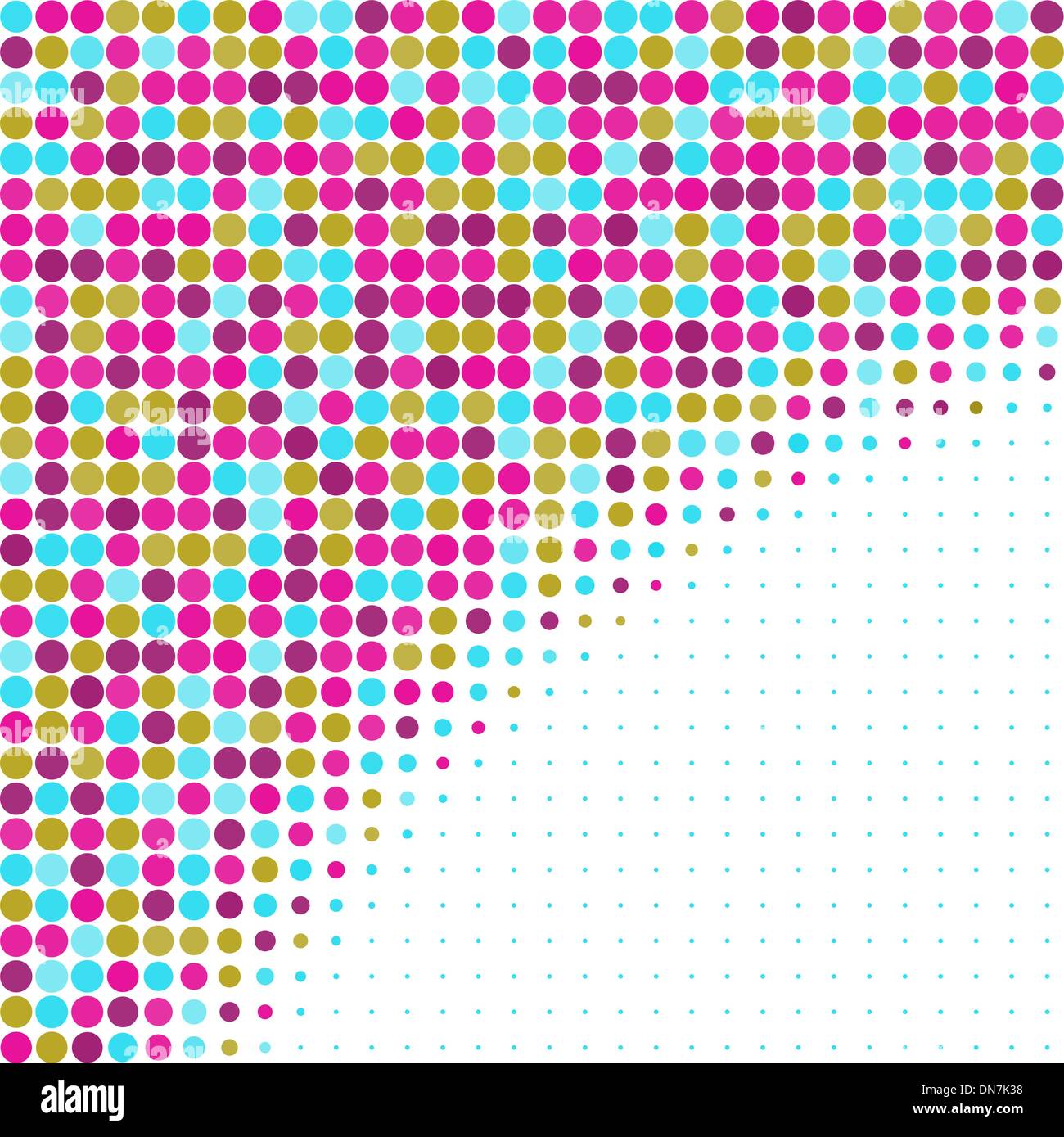 Riassunto dei punti blu sullo sfondo del vettore Illustrazione Vettoriale