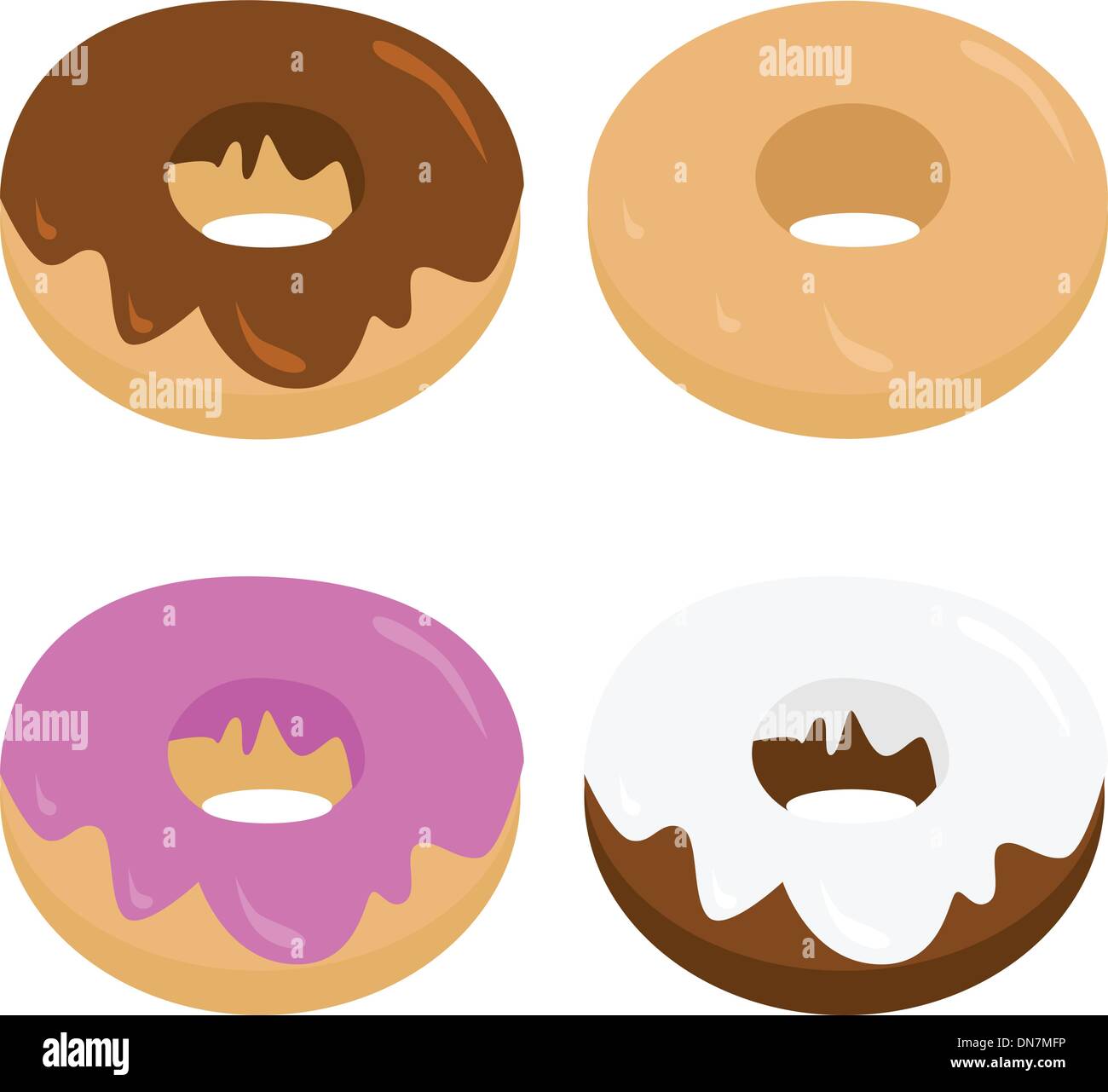 Guarnizioni di gomma piuma Illustrazione Vettoriale