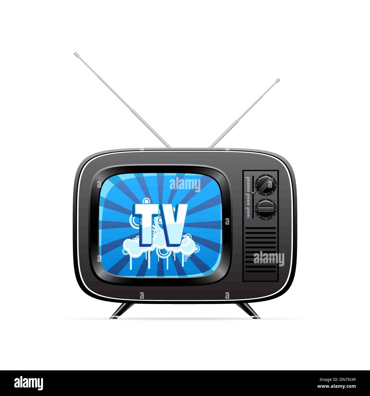 Televisione rétro Illustrazione Vettoriale