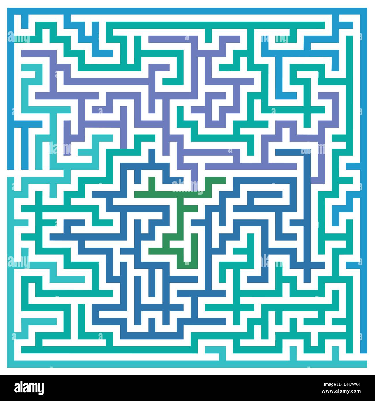 percorso del labirinto Illustrazione Vettoriale