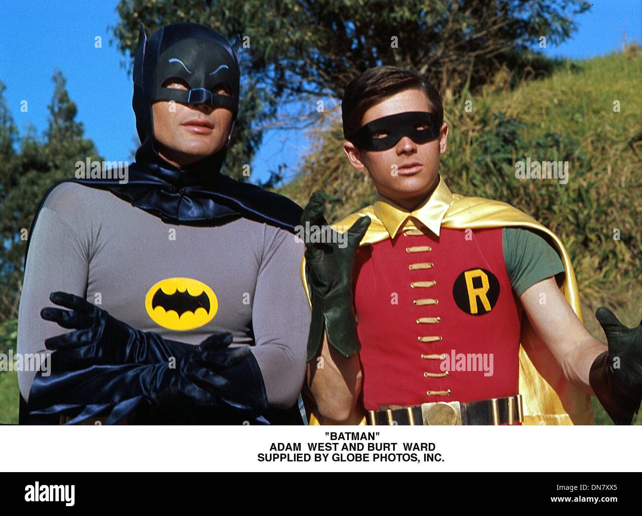 Aprile 1, 2001 - ''BATMAN''.ADAM WEST E BURT WARD.fornito dal credito (Immagine: © Globo foto/ZUMAPRESS.com) Foto Stock