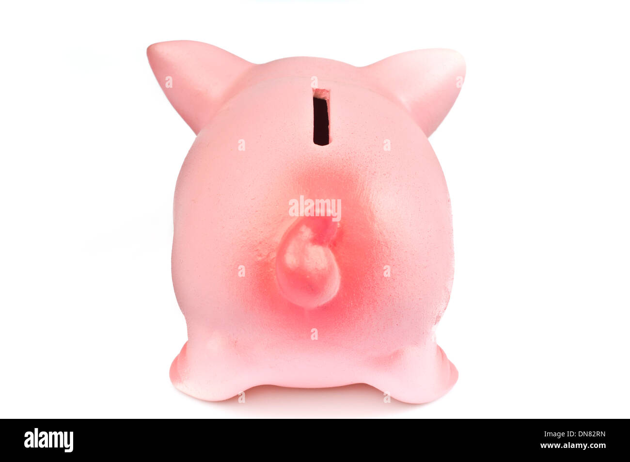 Salvadanaio, vista posteriore Foto Stock