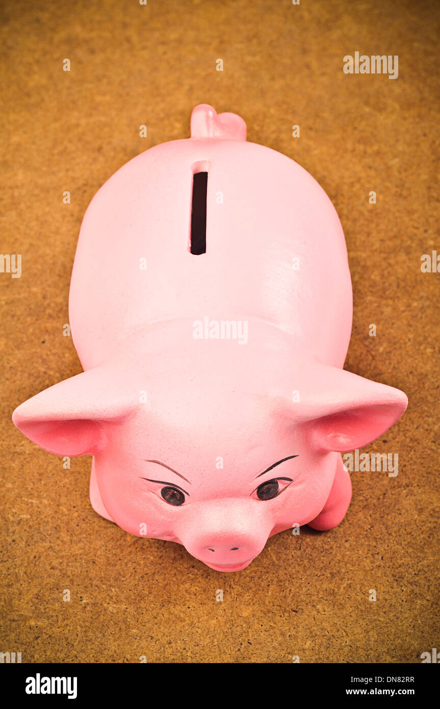 Salvadanaio, visto dal di sopra Foto Stock