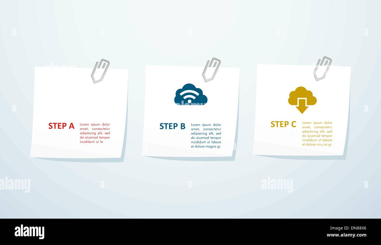 Lo storage cloud info operazioni grafiche. Illustrazione Vettoriale