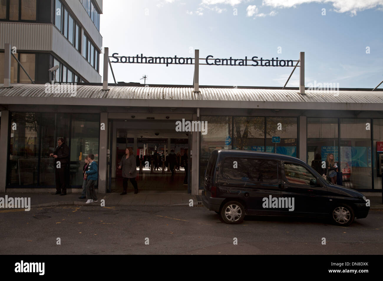 La stazione Southampton Central southampton hampshire Inghilterra Foto Stock