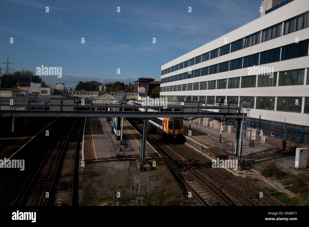 La stazione Southampton Central southampton hampshire Inghilterra Foto Stock