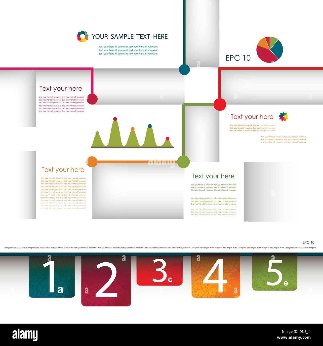 Modello di progetto. Completamente modificabile vettore. Illustrazione Vettoriale