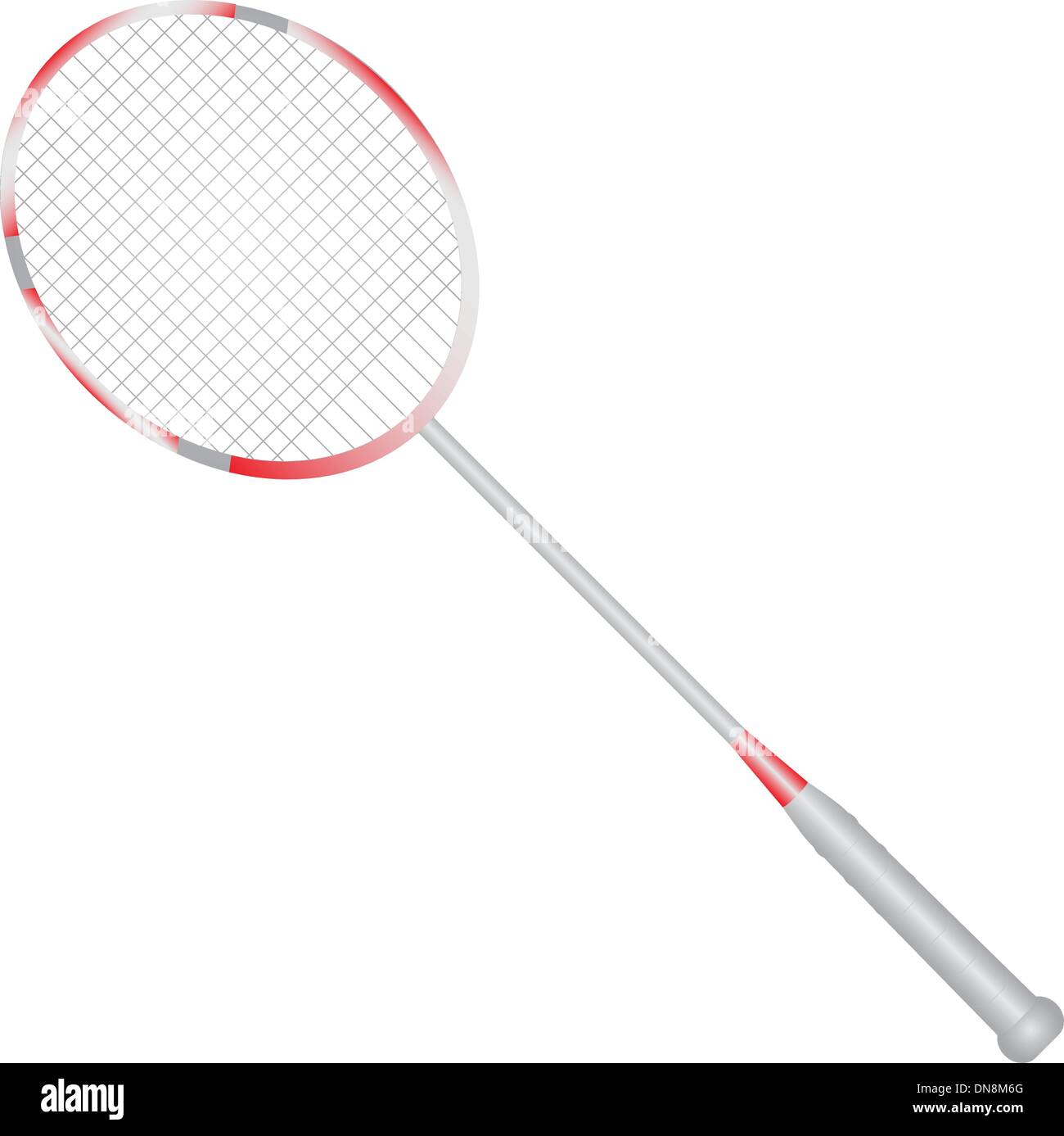 Badminton racchetta Illustrazione Vettoriale