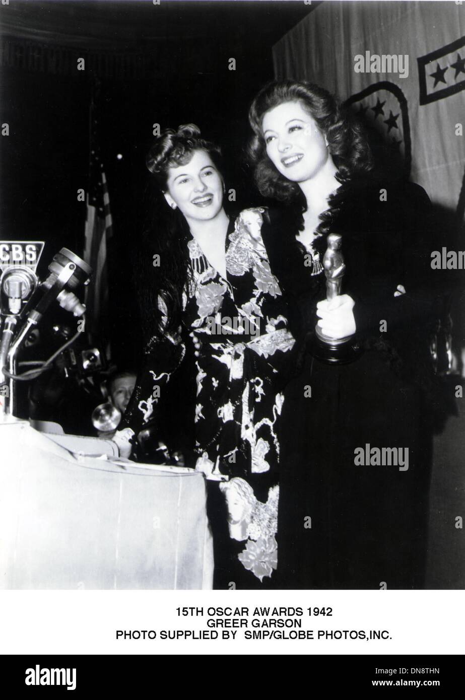 Mar 21, 2001 - 15TH Premi Oscar 1942.GREER GARSON. Fornito da LSP/(enti Immagine: © Globo foto/ZUMAPRESS.com) Foto Stock