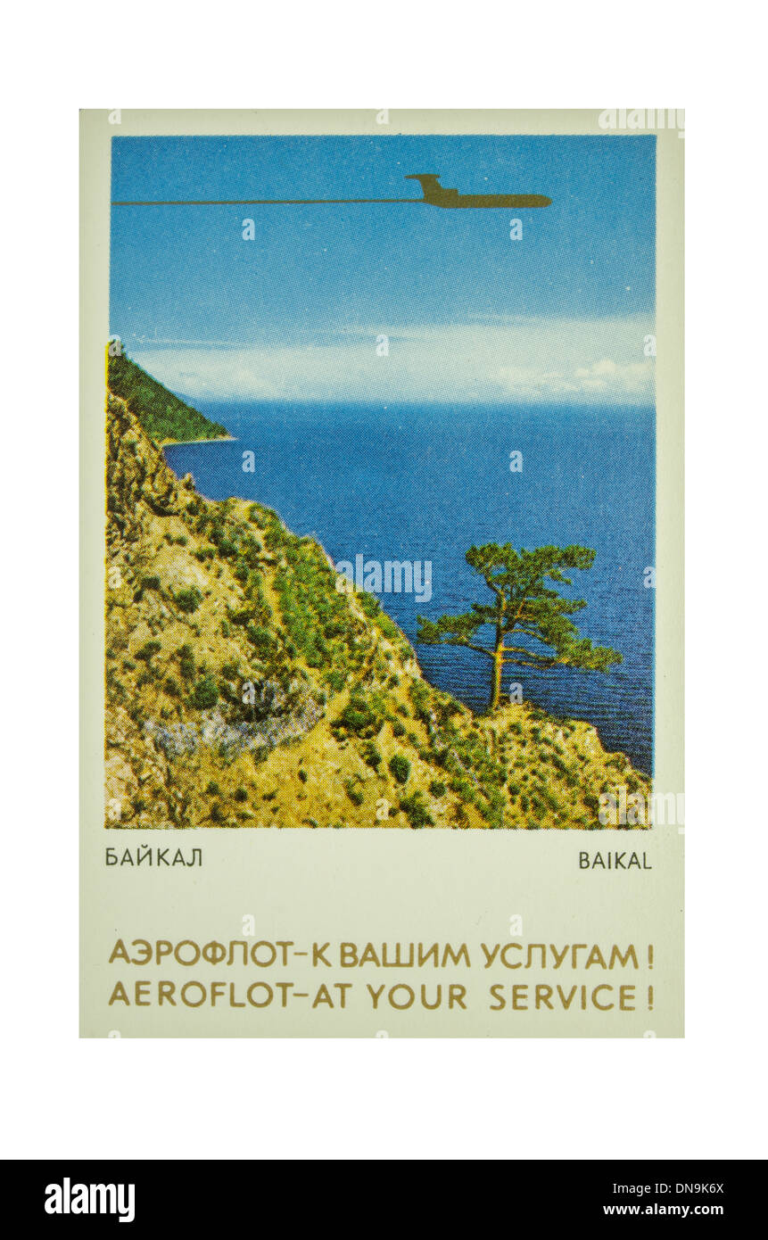 Scheda postale sfondo bianco Foto Stock